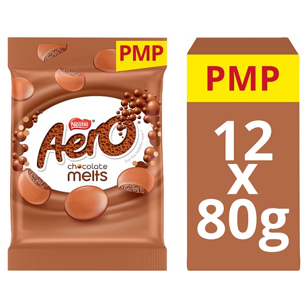 Aero Melts Milk Chocolate Sharing Bag 80g PMP