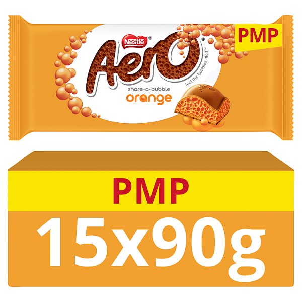 Aero Orange Chocolate Sharing Bar 90g PMP
