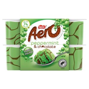 Aero Peppermint & Chocolate Bubbly Mousse 4 x 58g (232g)