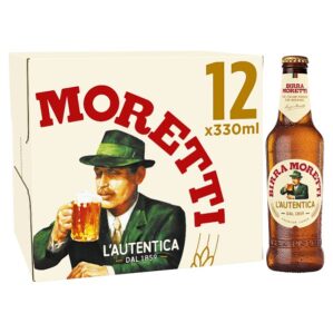 Birra Moretti Genuine Italian Premium Lager 12 x 330 ml bottle