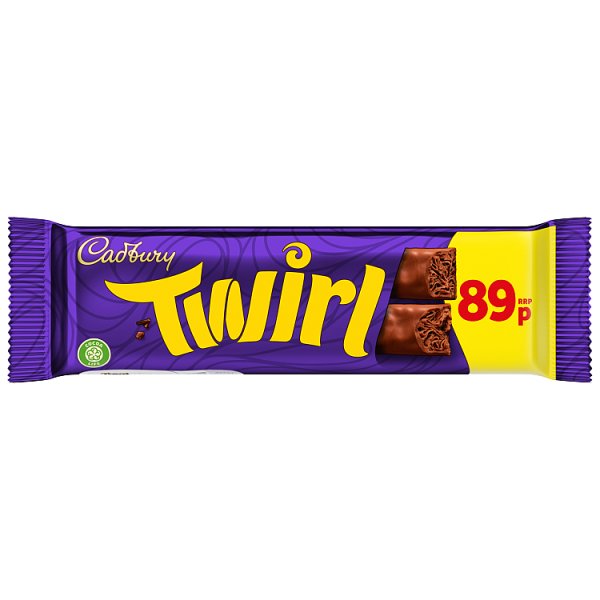 Cadbury Twirl Chocolate Bar 43 Gr