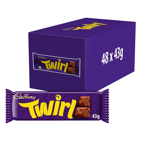 Cadbury Twirl Chocolate Bar, 43g
