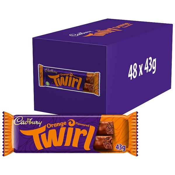 Cadbury Twirl Orange Chocolate Bar 43g