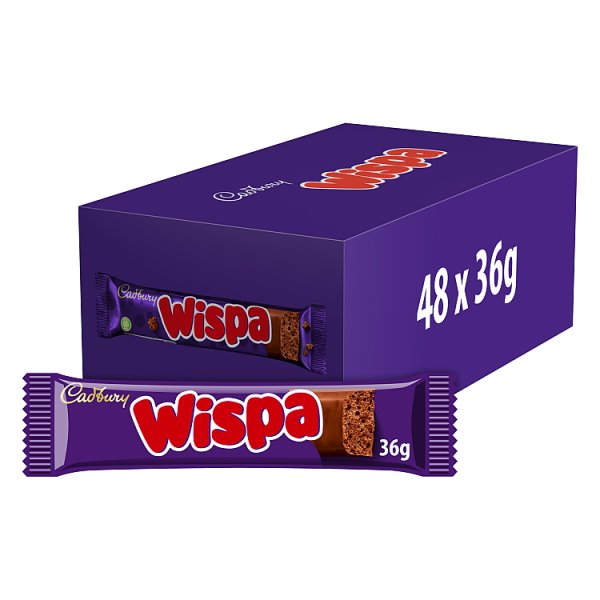 Cadbury Wispa ( Chocolate Bar, 36g, Chocolate Bar 1x 48g )