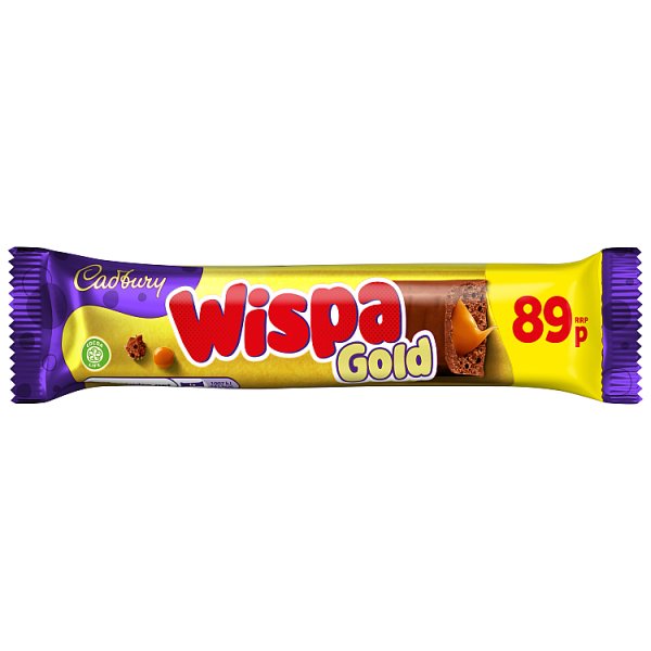 Cadbury Wispa Gold Chocolate Bar 48 Gr