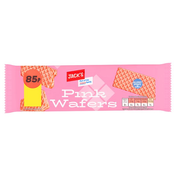 Jack's Pink Wafers 100g