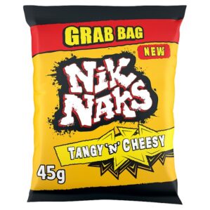 Nik Naks Tangy 'N' Cheesy Grab Bag Crisps 45g